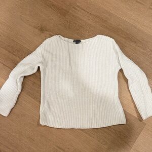 Vince Cotton white sweater
